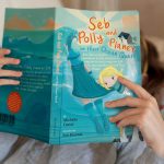 Front cover of the kids book Seb and Polly Planet on their Ocean Quest. Illustrated by Eve Bouratt